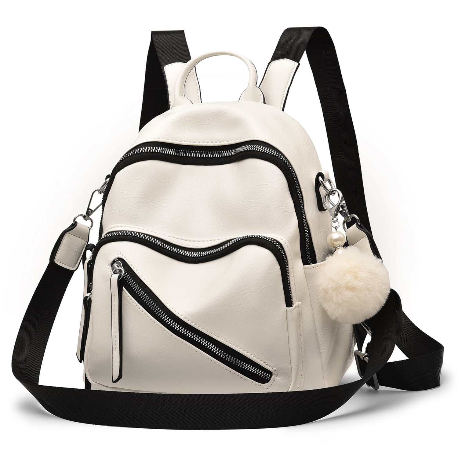 Vegan Leather Mini Backpack Cute Convertible Small Shoulder Bag for Girls  Women