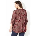 thumbnail image 2 of Catherines Women's Plus Size Petite Breezeway Georgette Blouse, 2 of 6