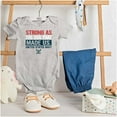 thumbnail image 3 of United States Navy Strong As The Sea Romper Boys or Girls Infant Baby Brisco Brands 12M, 3 of 6