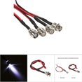 thumbnail image 3 of 4 Pcs 12v 8mm LED Panel Pilot Dash Warning Light Indicator Lamp Car Van Yellow, 3 of 4