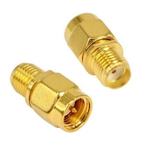 SMA Male to SMA Female Connector RF SMA Coax Coaxial Cable Adapter Low Loss for WiFi Antenna FPV Antenna Extension Cable Pack of 2