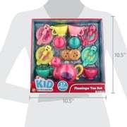 Kid Connection Flamingo Pretend Play Tea Set, 17 Pieces