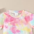 thumbnail image 4 of TOWED22 Little Girls Summer Set 2 Piece Pajamas Lounge Casual Short Sleeve Tops with Shorts Soft Sleep Comfy CartoonClothes Outfits Set(Pink,4-5Y), 4 of 6