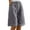 Grey, variant on Seductiva Women's Shorts Women's Comfy Long Shorts with Deep Pockets Yoga Shorts for Running Workouts Lightweight Pant Womens Workout Shorts 1PC