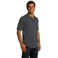thumbnail image 4 of Port & Company KP55 Mens Core Blend Jersey Knit Polo T-Shirt, Charcoal - Extra Large, 4 of 6
