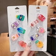 thumbnail image 2 of Hair Clips for Girls, 10Pcs Adorable Barrettes Cute Drink bottle Patterns Hair Accessories Pretty Hairpins for Kids Teens Women (Girl's Clips), 2 of 5