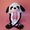 thumbnail image 3 of Plush och varm kaninmössa med LED-ljus, hoppande mössa, 3 of 5