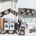 thumbnail image 5 of Pioneer Flower Floral Print Pattern Kitchen Rugs Sets Of 2,Anti Fatigue Kitchen Mat Rugs Non Slip Washable,Decorative Kitchen Floor Mats for Kitchen,Sink,Laundry,17"x30"+17"x47", 5 of 7