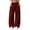 Wine, variant on cocolona Womens Casual Loose Sweatpants Elastic Waist Straight Wide Leg Gym Workout Pants with Pockets