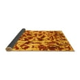 thumbnail image 2 of Ahgly Company Indoor Rectangle Abstract Yellow Modern Area Rugs, 2' x 4', 2 of 4