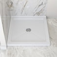 thumbnail image 2 of DV-1SB0111 DeerValley 35" L x 35" W Single Threshold Square White Shower Base Center Drain, Non-slip Design, 2 of 12