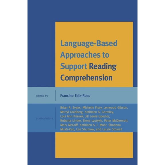 Language-Based Approaches to Support Reading Comprehension, (Hardcover)