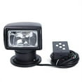 thumbnail image 2 of Remote Control Spotlight Marine Boat Searchlight Spot Light Work Light 360 Degree Rotation 100W Bulb 12V with Remote Control for Boat Truck Car, 2 of 7