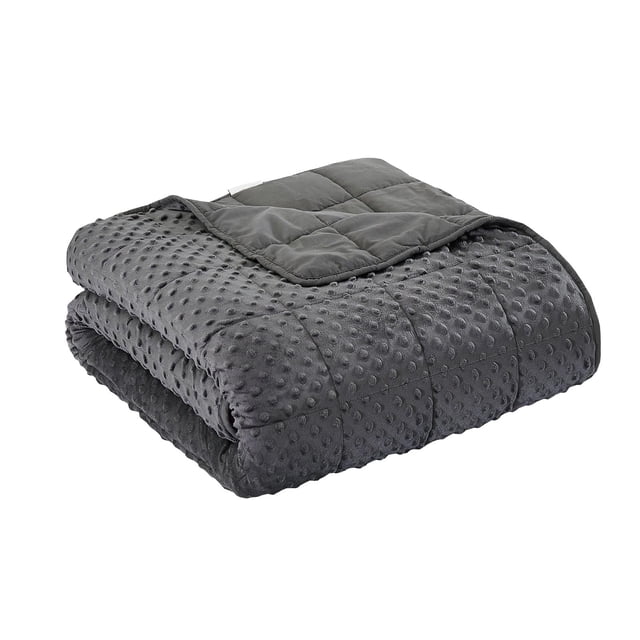 WAIBIO Weighted Blanket for Adults, Comfortable and Soft Throw Weighted Blanket with Premium Glass Beads for All Season 15 lbs 60