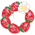thumbnail image 3 of Shisuyan Épingle à Revers Fraise Broche Robe Vêtements Fraise Bijoux pour Châle Foulard, 3 of 7