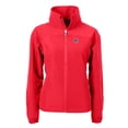 thumbnail image 2 of Women's Cutter & Buck  Red Chicago Cubs Charter Eco Recycled Full-Zip Jacket, 2 of 3