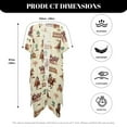 thumbnail image 6 of DISNIMO Horse Cactus Print Beach Cover Ups for Women Tropical Cowboy Print Open Front Long Kimono Swimsuit Cover up Cardigan Bikini Coverups Summer Casual Resort Wear, 6 of 6