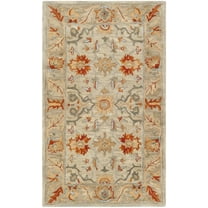 SAFAVIEH Antiquity Aloysius Oriental Wool Area Rug, Beige/Multi, 4' x 6'
