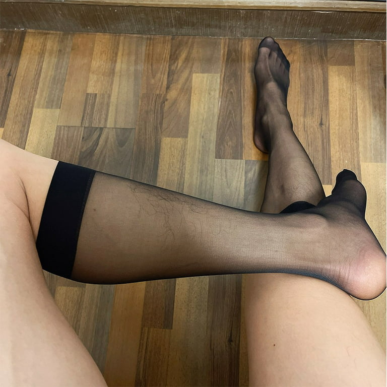 sexy stockings male stockings men's black stockings thin