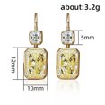 thumbnail image 4 of HOOUN 925 Silver Filled Stud Earring Wedding Jewelry Gorgeous Cubic Zircon Earring-Style 5, 4 of 4