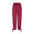 thumbnail image 5 of Pantalones de chándal holgados para mujer - Pantalones elásticos en la cintura, suaves y transpirables - Para el día a día y el deporte en todas las estaciones, 5 of 5