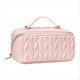 thumbnail image 2 of Bolsa de Maquillaje de Viaje de , Bolsa de Aseo de Gran Capacidad, Organizador para Mujer con Bolsillo Interior Impermeable, Rosa, 2 of 5