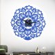 thumbnail image 4 of Reloj de Pared Islámico, Relojes de para Musulmán Eid Ramadan, de Dormitorio, Cocina, Oficina en Casa Azul Baoblaze reloj de pared moderno, 4 of 7