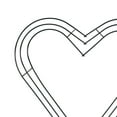 thumbnail image 3 of Heart Shaped Wreath Iron Base Creative Flower Arrangement Wreath Form Garland Black 25cm, 3 of 9