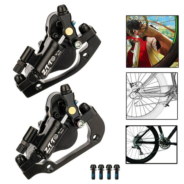 Juego de frenos de disco hidráulicos Soledad Pinza de freno de disco de bicicleta Negro