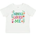 thumbnail image 3 of Inktastic Nonna Loves Me Granddaughter Girls Baby T-Shirt, 3 of 5