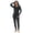 Black, variant on Womens Lightweight 2 Piece Base Layer Thermal Set