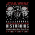 thumbnail image 2 of Boy's Star Wars Ugly Christmas Lack Of Cheer Disturbing  Graphic Tee Black Large, 2 of 5
