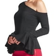 thumbnail image 4 of Tova Top - Women's Asymmetric bell sleeve top, 4 of 5