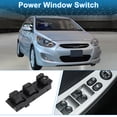 thumbnail image 2 of Unique Bargains Power Window Switch Front Left Driver Side Window Control Switch for Hyundai Accent 2010-2016 Black, 2 of 7