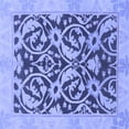 thumbnail image 1 of Ahgly Company Indoor Square Abstract Blue Modern Area Rugs, 6' Square, 1 of 4