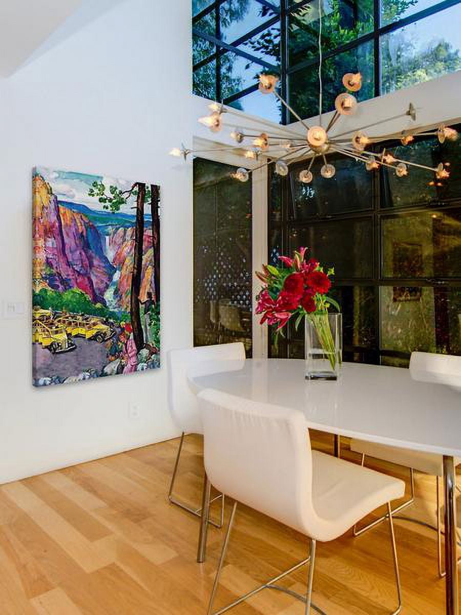 "Picturesque View" Painting Print on Wrapped Canvas