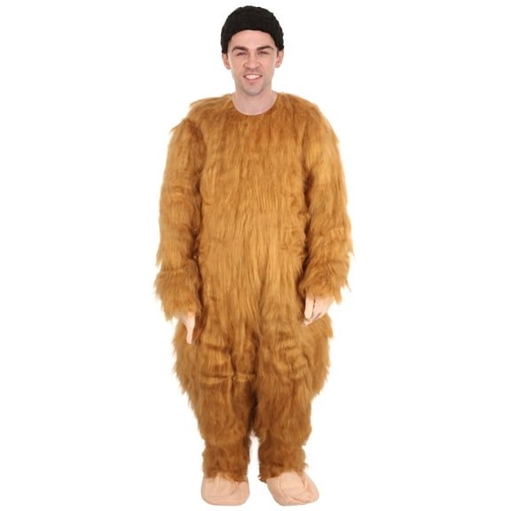 HPO Adult Unisex Furry Brown Rat Costume, Best for Halloween, Flame-Retardant Synthetic Fiber