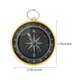 thumbnail image 2 of Bamboohart 3 Pcs Waterproof Pocket Compass Compasses for Navigation Camping Travel, 2 of 8