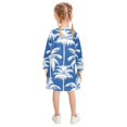 thumbnail image 6 of White Coconut Tree Patterns Tropical Long-sleeved Dress A-line One-Piece Dress for 2-8 Years Casual Party 7-8Y, 6 of 7