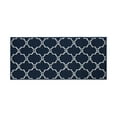 thumbnail image 5 of Washable Non-Slip Accent Rug, Geometric, Navy and White, 26" x 45", 5 of 7