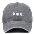 thumbnail image 2 of Landzoo One Washed Baseball Cap With Moon Embroidery Classic Unstructured Low Profile Dad Hat For Daily Use Soft Stylish Basic Visors, 2 of 3