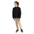 thumbnail image 4 of U.S. Polo Assn. Boys Flatback Rib Quarter Zip, Sizes 4-18, 4 of 4
