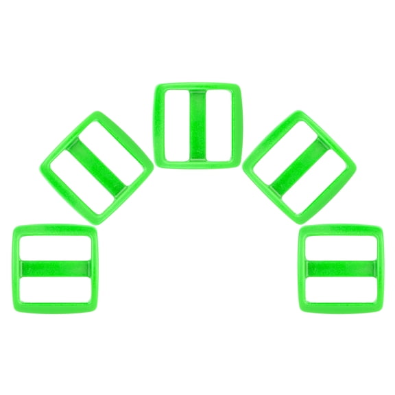 25 - 3/4 inch Hot Green YKK Wide Mouth Heavyduty Triglide Slides