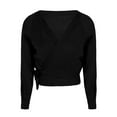 thumbnail image 4 of Alvivi Women Ballet Dance Warm-Up Cardigan Long Sleeve Knitted Wrap Tops Sweater, 4 of 7
