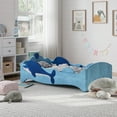 thumbnail image 3 of Ages 18+ Months Old Kids with Removable Safety Guard Rails, Low to Ground Design, Certified Fabric Beds (Khaki), 3 of 8