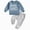 R222-Blue, variant on NOLDARES Infant Toddler Baby Boy Outfits Clothing Set 2pcs Print Long Sleeve Sweatshirt Elastic Pants Fall Winter Clothes Casual(Blue,6-12 M)