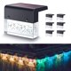 thumbnail image 1 of Solar Deck Lights, Led Solar Step Lights Outdoor for Stair, Fence, Railing, Patio Garden, Step, Super Bright 10 Lumens, 2 Lighting Modes, Warm White/C, 1 of 5