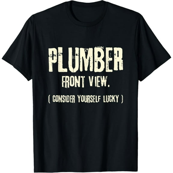 Plumber - Front View. | Funny Halloween Costume Party T-Shirt