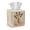Giraffe Flower, variant on Xoenoiee Giraffe Flower Print Tissue Box Cover Square PU Leather Tissue Box Cover Holder with Bottom Snap Decorative Organizer for Tabletop, Bathroom, Car, Office, Kitchen