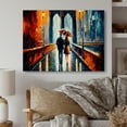 thumbnail image 2 of Designart Romantic Evening Walk Canvas Wall Art, 2 of 5